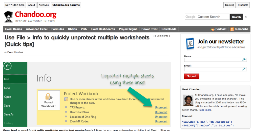 Making money from Excel